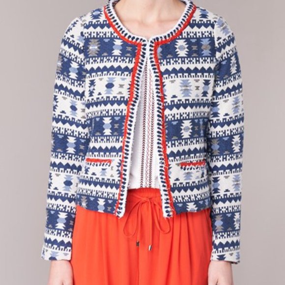 molly Bracken Jackets & Blazers - Molly Bracken Berip Marine Blazer Jacket